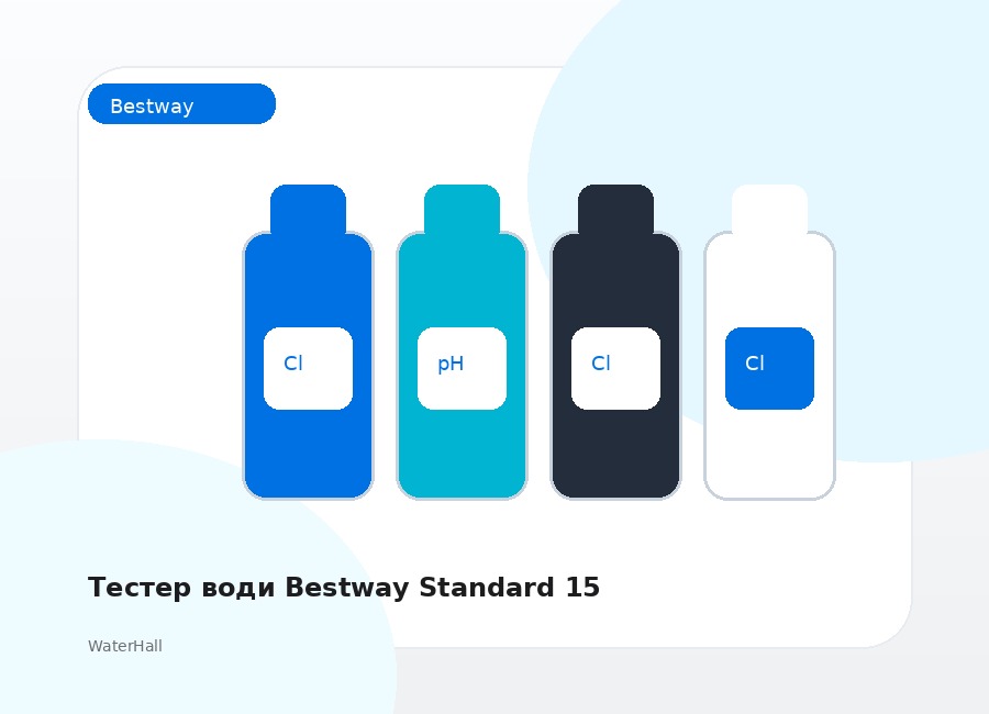 Тестер води Bestway Standard 15